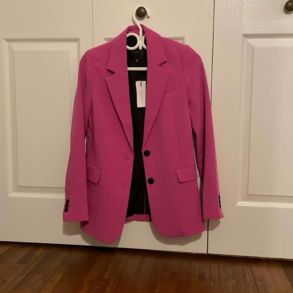 BUY 1 ITEM GET 1 FREE - Magenta-Purple Dynamite Blazer XXS